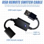 WIYETY Interruptor USB: mando a distancia USB, interruptor de control remoto, luz nocturna de 5 V, ventilador de luz LED,