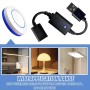 WIYETY Interruptor USB: mando a distancia USB, interruptor de control remoto, luz nocturna de 5 V, ventilador de luz LED,