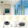 WUISOLQP Interruptor de luz cromado para cuarto de baño, interruptor de cuerda de tracción con cordón, 150 cm, herramienta de