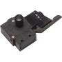 Fozriybefy FA2-6/1BEK SPST Interruptor del boton del disparador herramienta electrica de bloqueo Negro