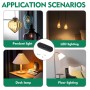 Atenuador de Luz LED 3-100W, Dimmer Controller LED 220V-240V, Interruptor regulador intensidad, para Incandescentes, Halógenas