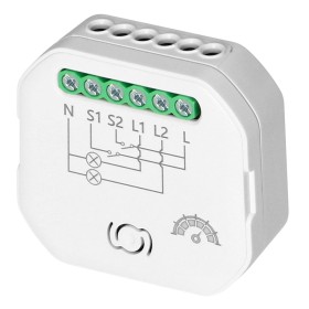 Receptor Smart Wi-Fi de 2,4 GHz con regulador de intensidad, relé, compatible con Alexa, Google Home, control por voz, LED