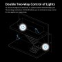 SONOFF Power Metering Smart Switch，Interruptor Inteligente para Persianas y Garaje, 2 Canales-Interruptor WiFi del Medidor de