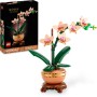 LEGO Botanical Miniorquídea, Orquídea Flor y Planta Artificial para Decoración del Hogar y Salón, Maqueta para Construir para