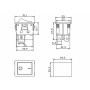 CABLEPELADO - Interruptor basculante, Interruptor 2 posiciones, Interruptor 4 vias, Interruptor 4 pines, Interruptor 2