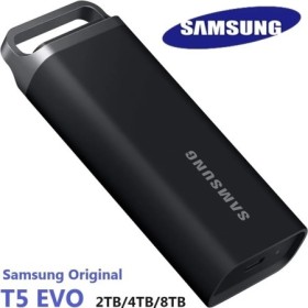 SAMSUNG-unidad de estado sólido externa portátil T5 EVO, SSD Original 