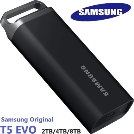 SAMSUNG-unidad de estado sólido externa portátil T5 EVO, SSD Original 