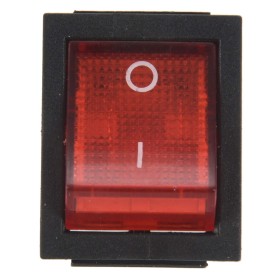 Duendhd Luz Roja 4 Pin DPST ON/Off Interruptor Basculante 15A/250V 20A/125V 28x22mm