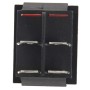 Duendhd Luz Roja 4 Pin DPST ON/Off Interruptor Basculante 15A/250V 20A/125V 28x22mm