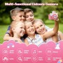 TIATUA Camara Fotos Infantil,1080P HD Selfie Video Cámara de Fotos para Niños,Videocámara Infantil con Pantalla de 2.0" y