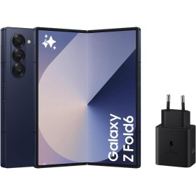 Samsung Galaxy Z Fold6 256 GB + Cargador - Teléfono Móvil con IA, Smartphone Android Libre, Cámara 50 MP, Pantalla Grande,
