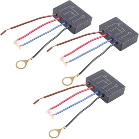 GAOUTO 3 Piezas Regulador Táctil, AC110-230V Sensor Táctil: Interruptor Táctil de 4 Vías, Interruptor de Luz Eléctrico para