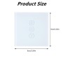 Nicoone Interruptor de persiana inalámbrica, 4 unidades Smart Rolladen Temporizador Smart Wlan compatible con Alexa Echo y