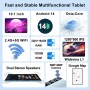 ZIOVO Android 14 Tablet 10 Pulgadas, 22GB RAM+128GB ROM (TF 1TB), 5G WiFi, Widevine L1/Octa-Core/2.0 GHz/8000mAh/Cuerpo