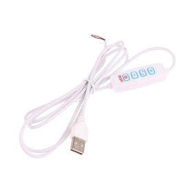 1.5MU 5V LED tres tonos atenuación color interruptor cable regulador 4 teclas controlador 2 canales for luces LED CCT bicolor de