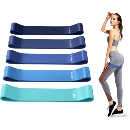 Bandas Elasticas Musculacion [Set of 5],Cintas Elasticas Musculacion Skin-Friendly Gomas Elasticas Musculacion,Bandas Elasticas