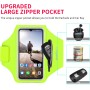 HAISSKY Brazalete Deportivo para Correr con Bolsa de Auriculares, Brazalete Móvil Deportivo Ajustable para iPhone 16 Pro MAX 15