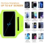 HAISSKY Brazalete Deportivo para Correr con Bolsa de Auriculares, Brazalete Móvil Deportivo Ajustable para iPhone 16 Pro MAX 15