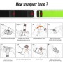 HAISSKY Brazalete Deportivo para Correr con Bolsa de Auriculares, Brazalete Móvil Deportivo Ajustable para iPhone 16 Pro MAX 15