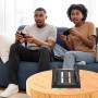 FPVtosky Base de Carga para Switch 2 Joycon(2025), Base de Carga de 4 mandos para Accesorios SW2 Joy-con, con luz indicadora LED