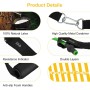 Gomas Elasticas Musculacion 150 lbs 12 Piezas Elasticos Fitness Musculacion con 5 Diferentes Niveles Gomas Bandas Elasticas para