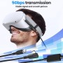 BOBOPACK 5m Link Cable con Quest 2/1/Pro/Pico1/2/3, Cable USB C a Codo Tipo C, USB 3.0 Transferencia de Datos de Alta Velocidad,
