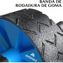 Rodillo de rueda para abdominales con alfombrilla grande para ejercitar abdominales, doble rueda con modos de entrenamiento de