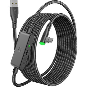 INIU Cable Link de 5m, Cable Link USB 3.0 a USB C con Meta Oculus Quest 3s, Quest 3 2 1, Quest Pro, Pico 4, PC Steam VR