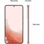 SAMSUNG Galaxy S22 5G, Dual, 128GB 8GB Ram, Pink Gold (Reacondicionado)