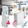 TONGOU Medidor Inteligente de Energía Wifi, Reinicio de Consumo y Exportación de Datos,Accesorio Medidor Smart life (50A/