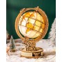 ROKR Puzzle 3D Madera Globo Luminoso Maquetas de Madera para Construir Maquetas para Montar, 180 Piezas, Luminous Globe