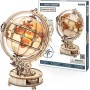 ROKR Puzzle 3D Madera Globo Luminoso Maquetas de Madera para Construir Maquetas para Montar, 180 Piezas, Luminous Globe