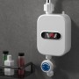 GjnjfdF Calentador de Ducha Eléctrico, Calentador de Agua Termostático, Calentador de Agua InstantáNeo Ducha 220V Grifo de BañO