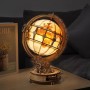 ROKR Puzzle 3D Madera Globo Luminoso Maquetas de Madera para Construir Maquetas para Montar, 180 Piezas, Luminous Globe