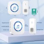 SURFOU Timbre Inalámbrico Exterior Interior Impermeable, Campainha Sem Fios Exterior, Kit Wireless Doorbell Puerta para Casa