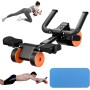 Rueda Abdominale con Soporte de Codo y Rebote AutomáticoTres RuedasRodillo Abdominales Soporte Entrenamiento Absculpt, Maquina