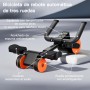 Rueda Abdominale con Soporte de Codo y Rebote AutomáticoTres RuedasRodillo Abdominales Soporte Entrenamiento Absculpt, Maquina