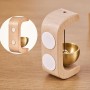 Generic Shopkeepers - Timbre magnético retro, timbre abierto para puerta, campana de viento de madera maciza con ventosa de