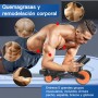 Rueda Abdominale con Soporte de Codo y Rebote AutomáticoTres RuedasRodillo Abdominales Soporte Entrenamiento Absculpt, Maquina