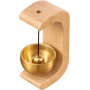 Generic Shopkeepers - Timbre magnético retro, timbre abierto para puerta, campana de viento de madera maciza con ventosa de