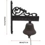 Campana de hierro fundido – Timbre de puerta de hierro fundido – Timbre de puerta de hierro fundido | Campana de alta calidad,