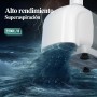 Boxtech Bomba de acuario 3 en 1 con motor de cobre de 25dB ultrasilencioso 25W 1500L/H, 3 modos de fondo lateral de tierra,