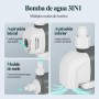 Boxtech Bomba de acuario 3 en 1 con motor de cobre de 25dB ultrasilencioso 25W 1500L/H, 3 modos de fondo lateral de tierra,
