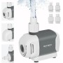 Boxtech Bomba de acuario 3 en 1 con motor de cobre de 25dB ultrasilencioso 25W 1500L/H, 3 modos de fondo lateral de tierra,