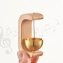 Fozriybefy 2 Uds. Timbre Inalámbrico de Entrada, Campana de Comerciante, Campana de Viento, Apertura de Puerta, Reloj de Madera