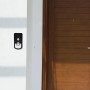 Timbre de puerta inalámbrico y negro, inalámbrico, de largo alcance, con tonos de llamada, volumen para mayor comodidad (negro)