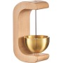 Chime de la Puerta - Puerta de Apertura de Madera de Madera | Madera en Forma de campanina magnética en Forma de Puerta, Timbre