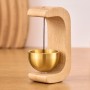 Chime de la Puerta - Puerta de Apertura de Madera de Madera | Madera en Forma de campanina magnética en Forma de Puerta, Timbre