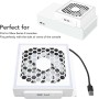 Ventilador de Refrigeración para Xbox Series S, 7 Modos de Luz RGB Ajustables, Enfriador de Consola de Juegos, Sistema de