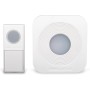 SCS Sentinel - Timbre Inalámbrico - Alcance 200 M - 36 Melodías a Elegir - Indicador Luminoso - Botón Impermeable Ip44 -